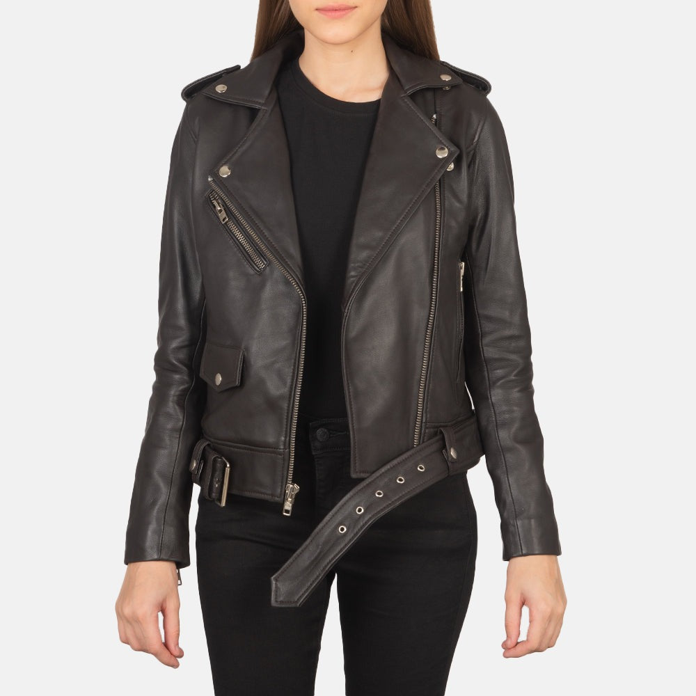Black Biker Leather Jacket
