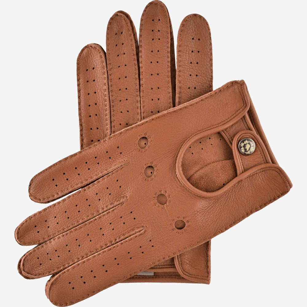 Men Bronze Driving Gloves