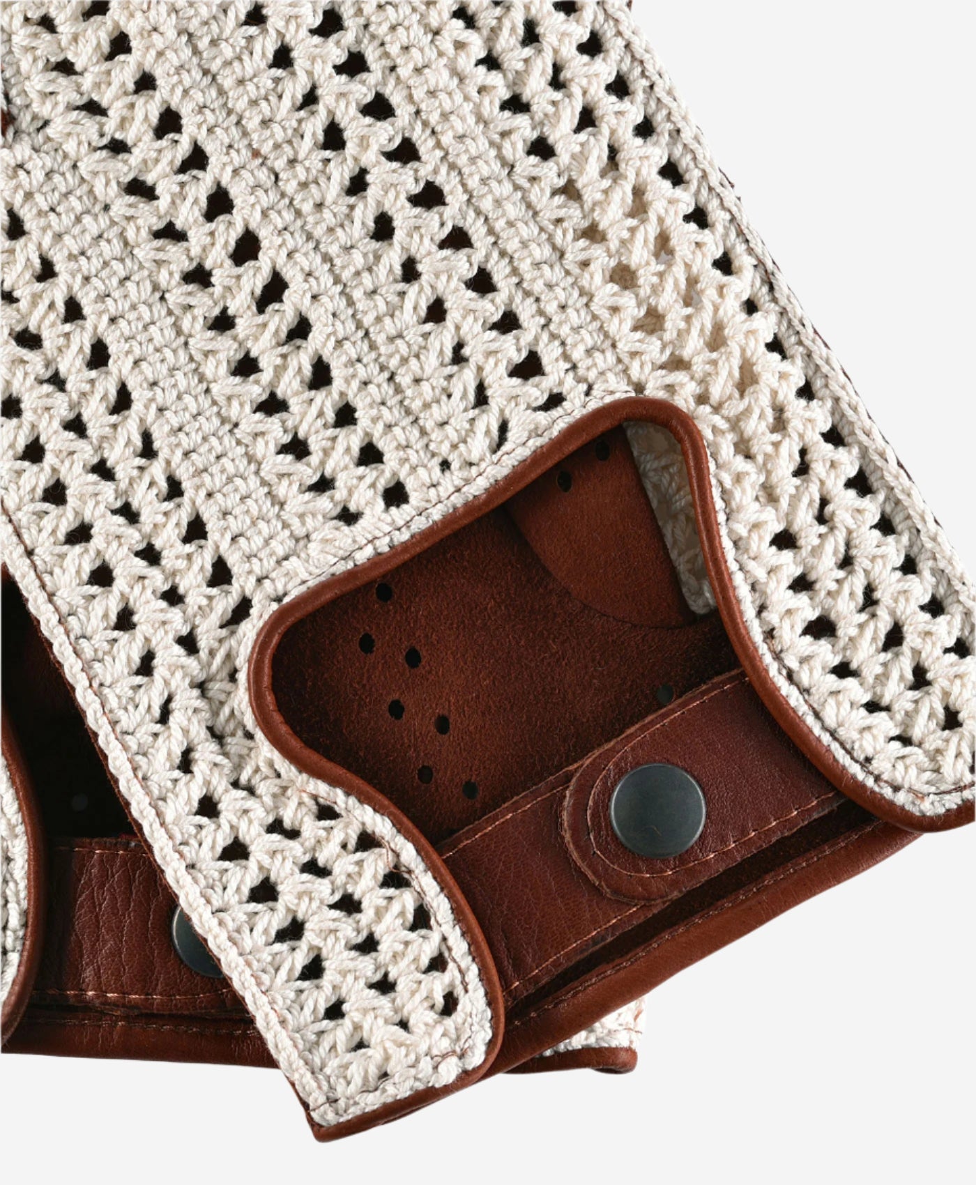 Men Brown Driving Gloves