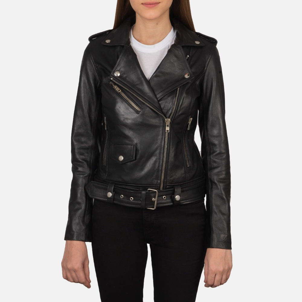 Women Biker Leather Jacket