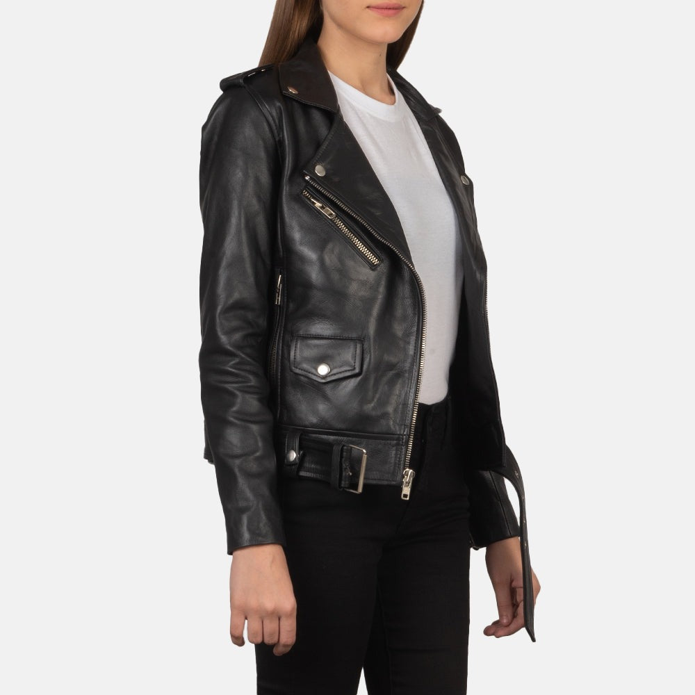 Women Biker Leather Jacket