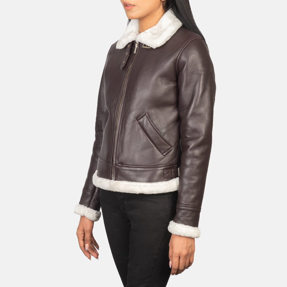 Brown 04 Shearling Leather Jacket