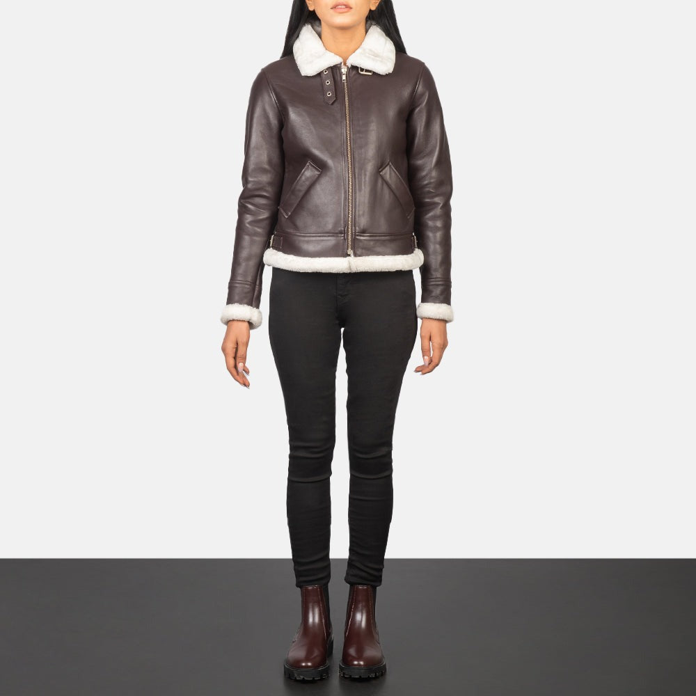 Brown 04 Shearling Leather Jacket