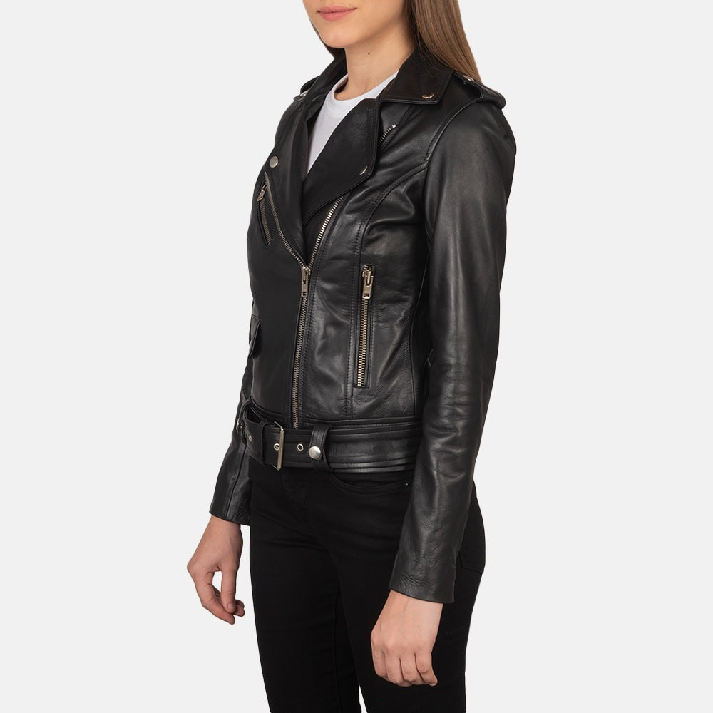Women Biker Leather Jacket