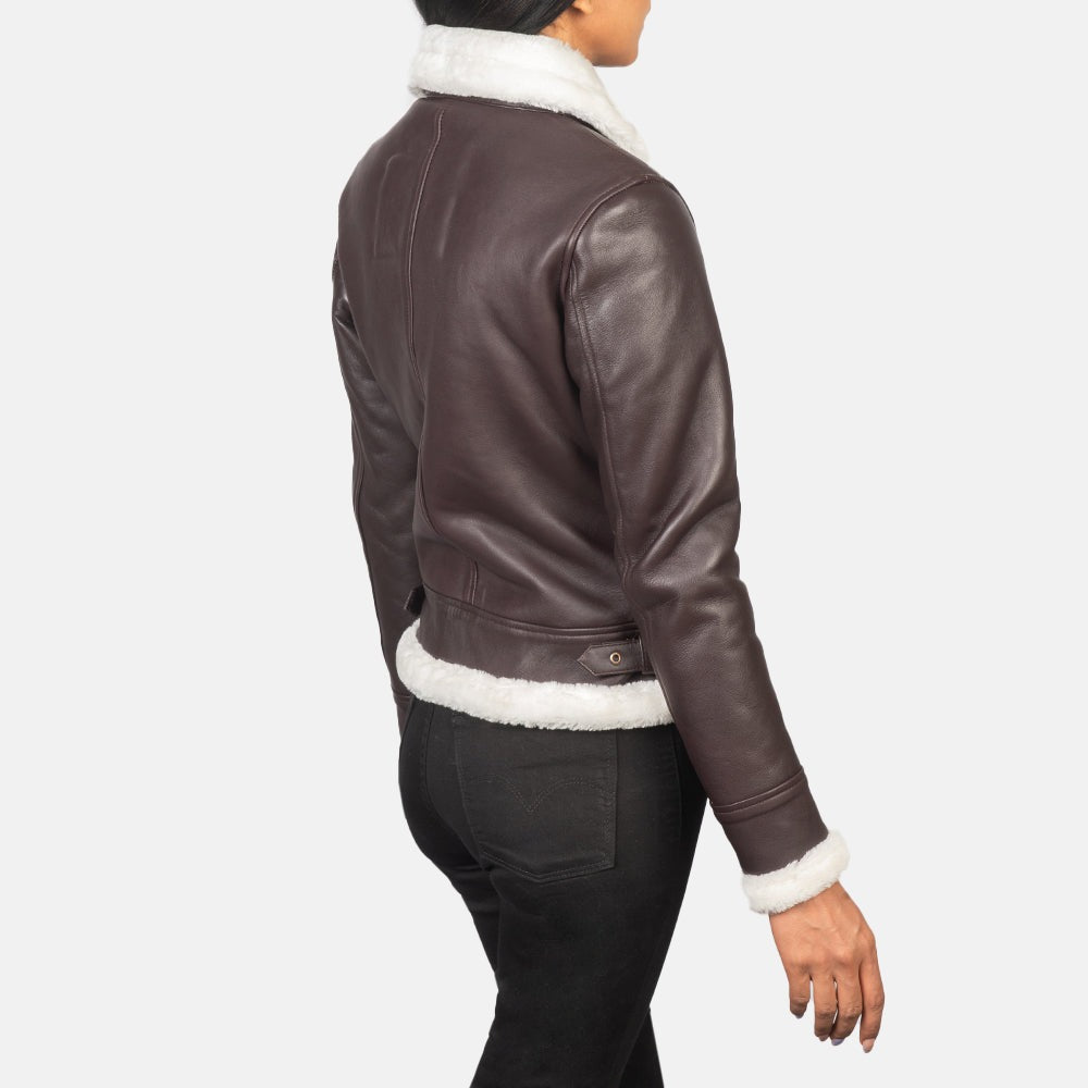 Brown 04 Shearling Leather Jacket