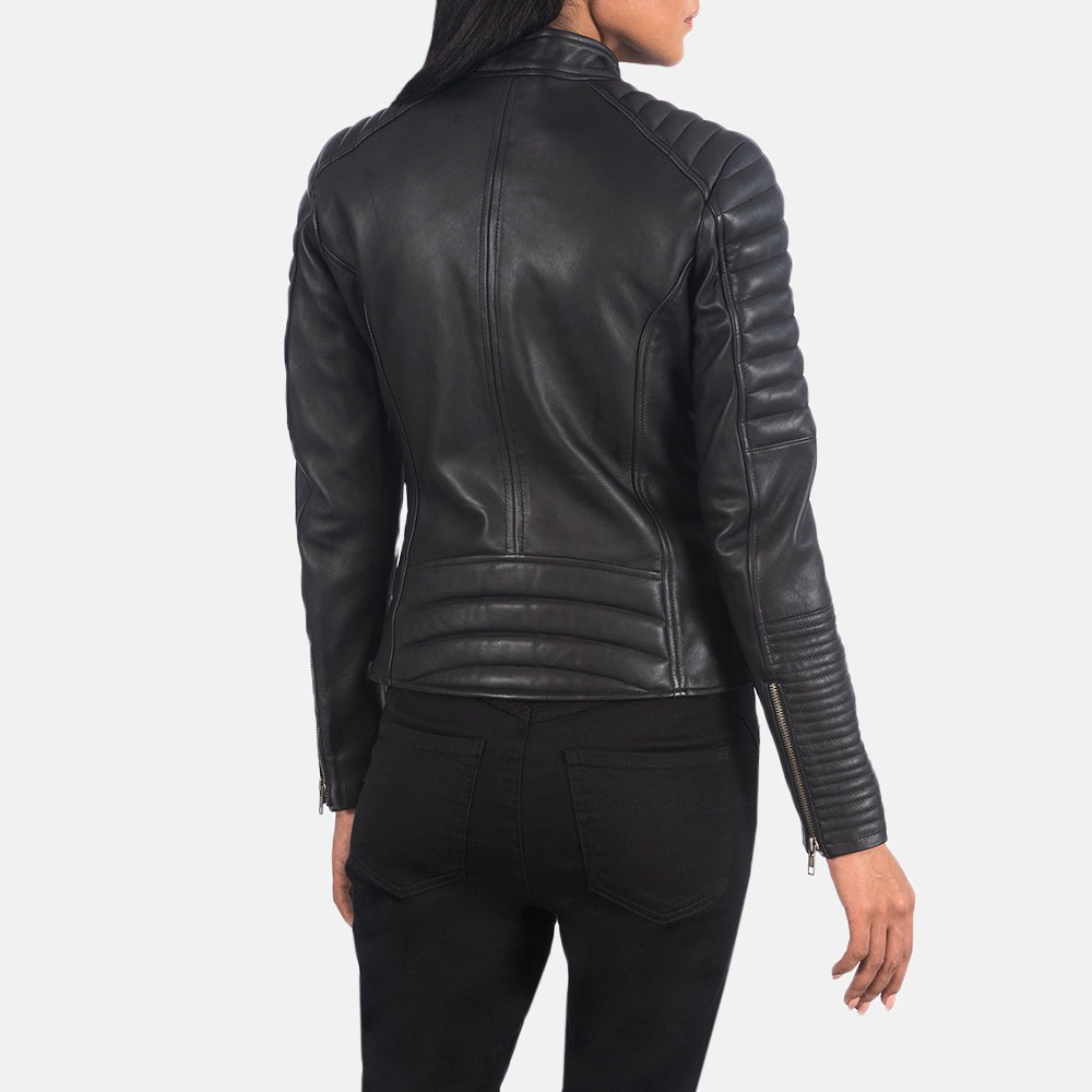 Women Black Leather Jacket
