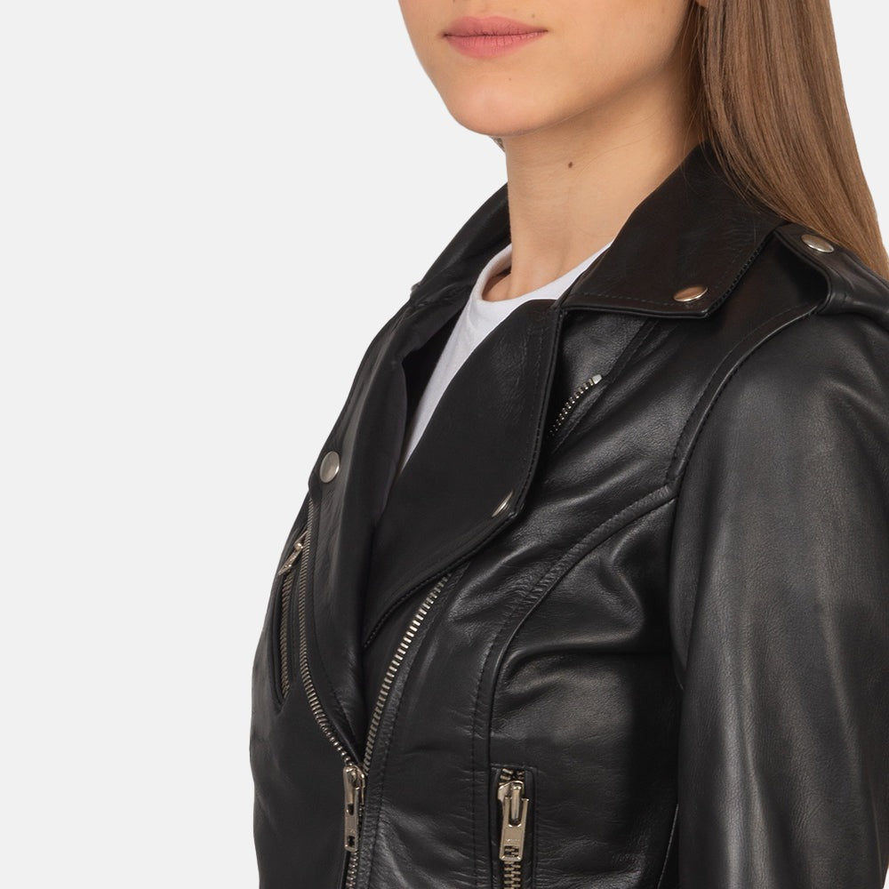 Women Biker Leather Jacket