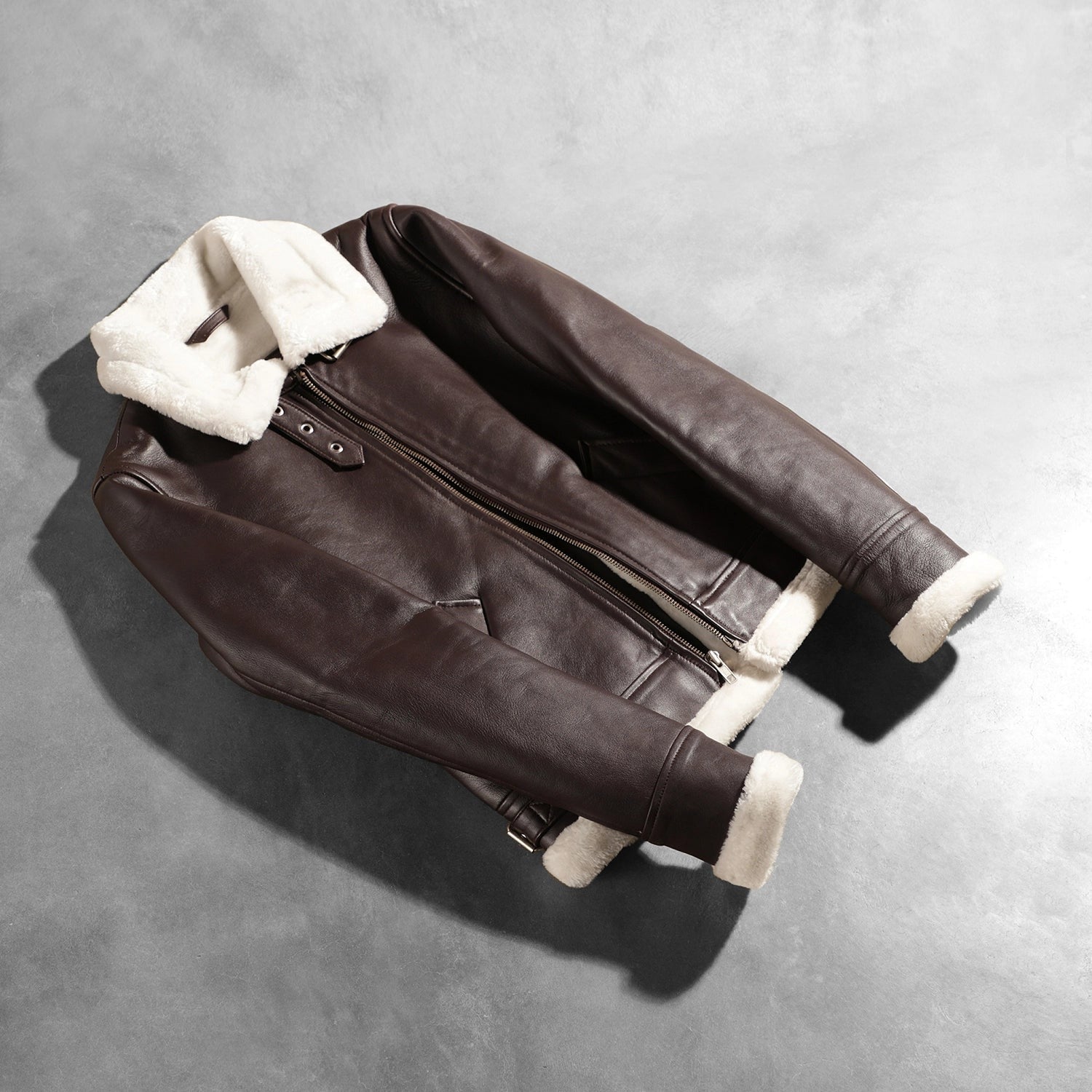 Brown 04 Shearling Leather Jacket