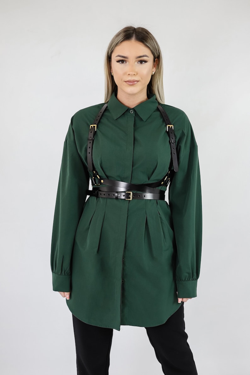 Women Harness Leather Blet