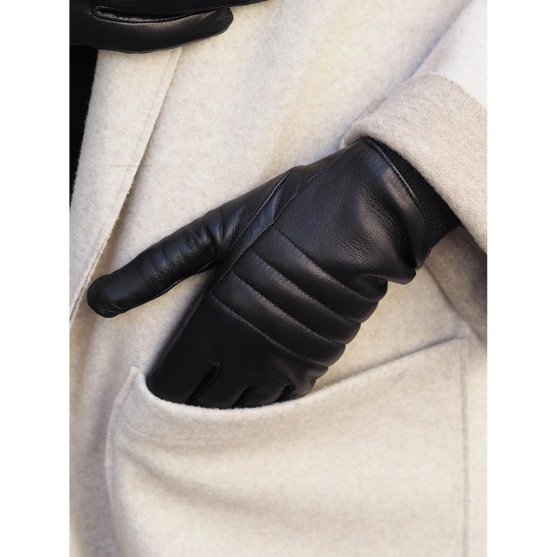 Women Winter Leather Gloves