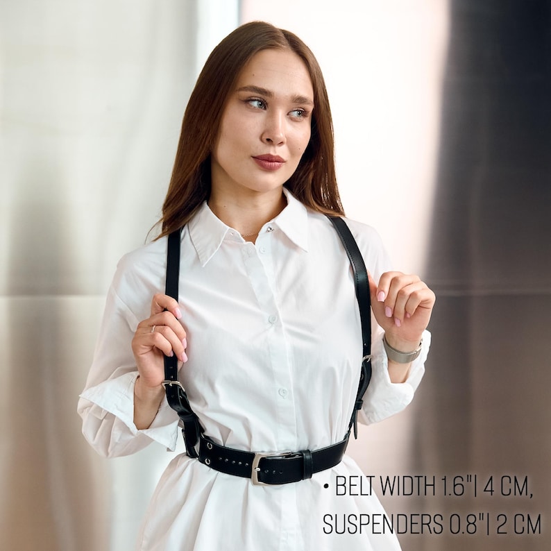 Black Leather Women Harness Blet Best Design Forever