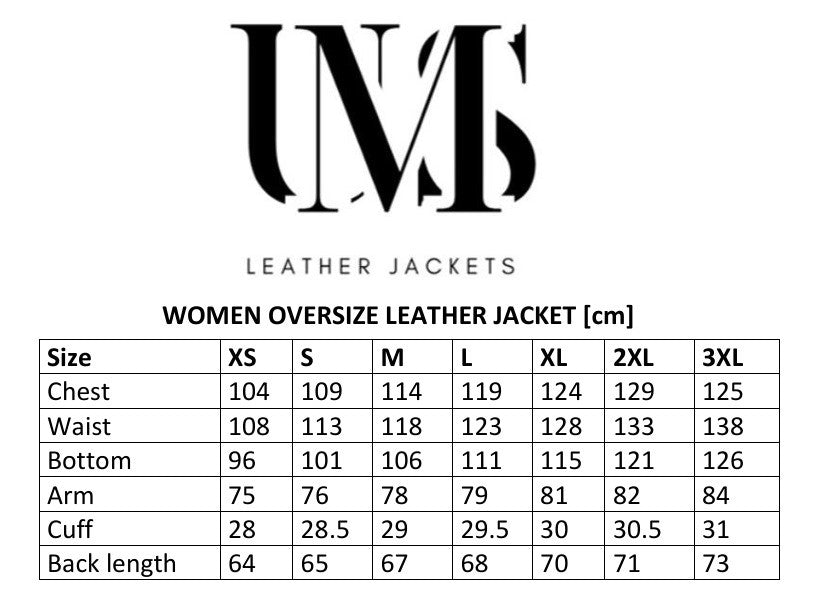 Women Brown Oversized Leather Jacket